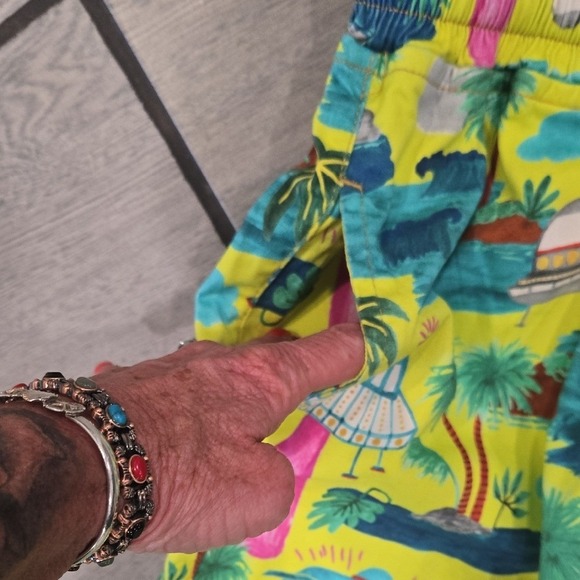 Farm Rio Ilha Alienígena Print Pants NWT Size P (Small) - Picture 5 of 8